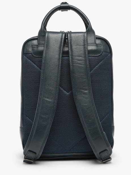 Leather Flandres Business Backpack Etrier Blue flandres EFLA8271 other view 4