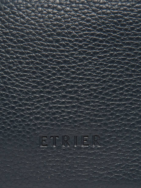 Leather Flandres Business Backpack Etrier Blue flandres EFLA8271 other view 5